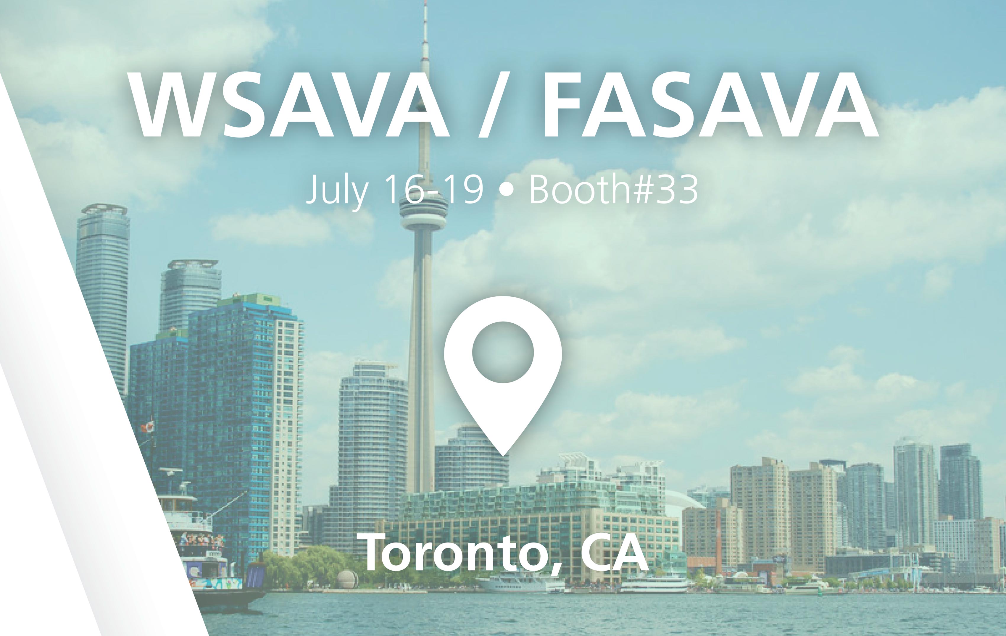 WSAVA / FASAVA - Booth#33 - July 16-19